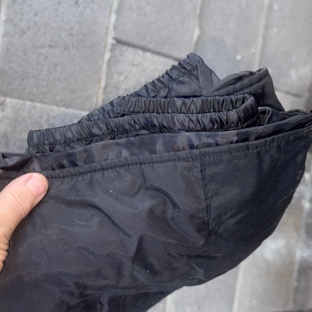 Vintage Rawik Black ski bib Snow bib snow Overalls Winter Wear size Large - Image 10