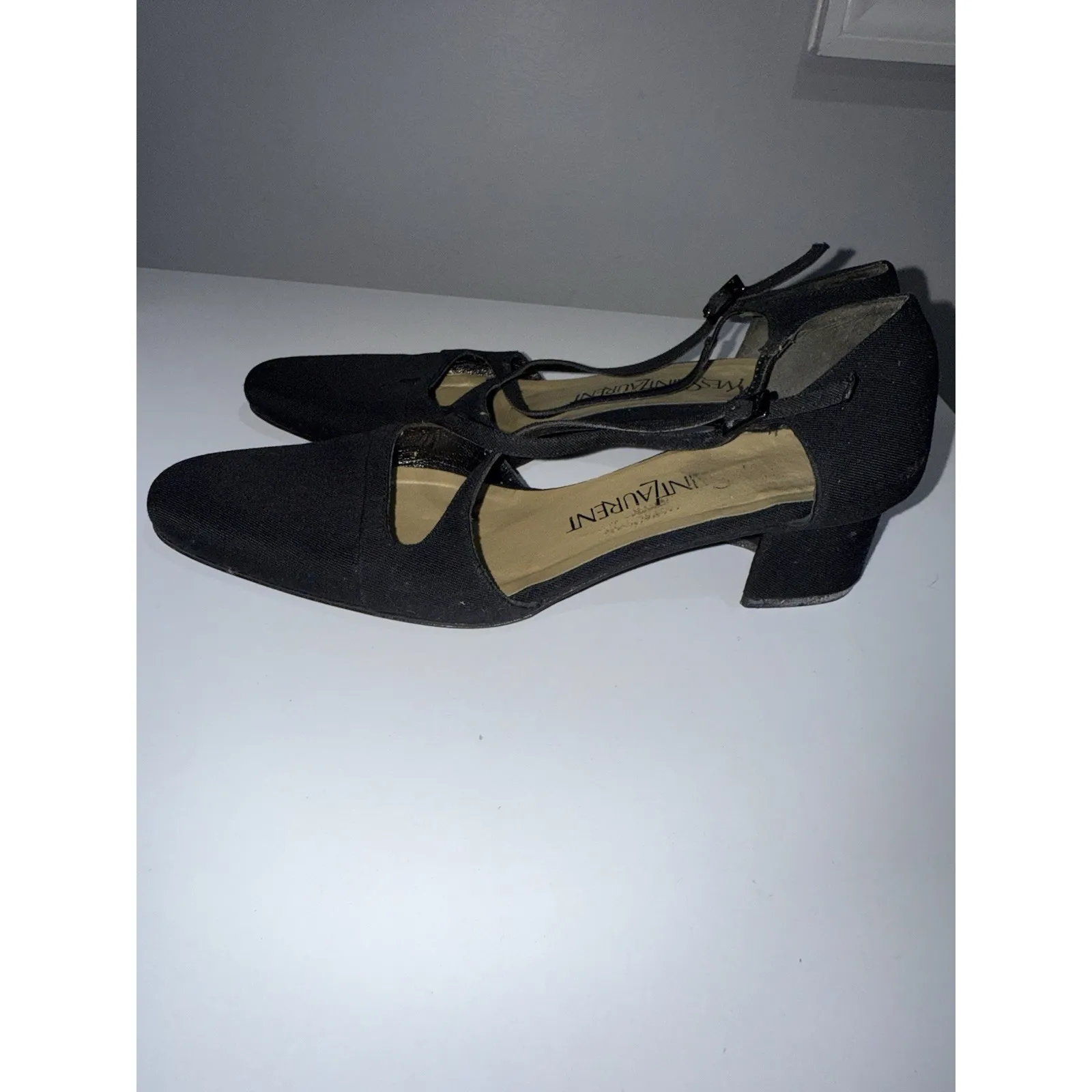 Vintage YSL Satin T - Image 6