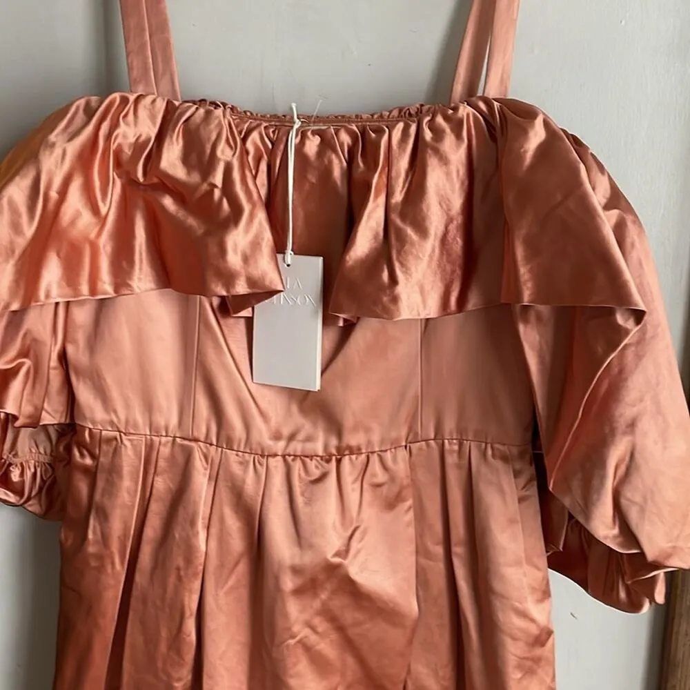 Ulla Johnson Lelita Dress in Copper - Image 5