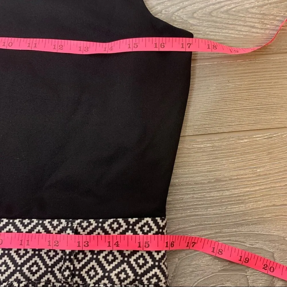 J. McLaughlin Catalina cloth top linen skirt printed dress sz m - Image 5