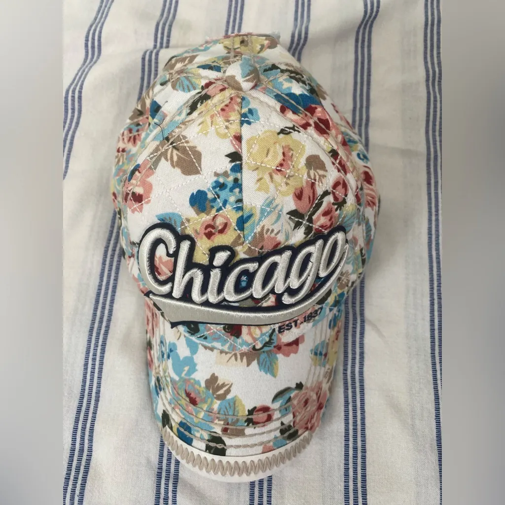 Robin Ruth Robin‎ Ruth Chicago Baseball Cap-OS-Floral - Image 9