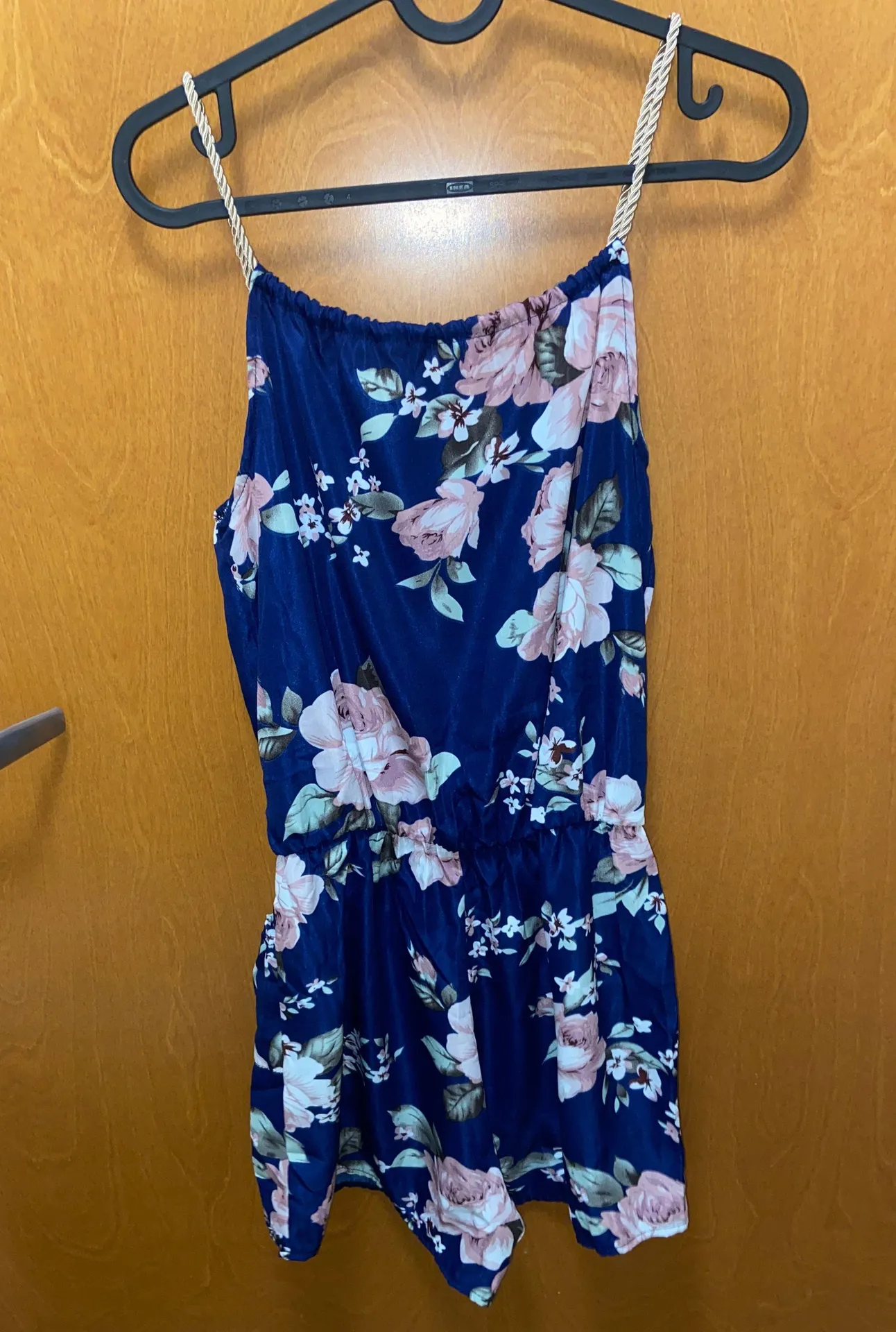 Floral Romper With Pockets - Image 2