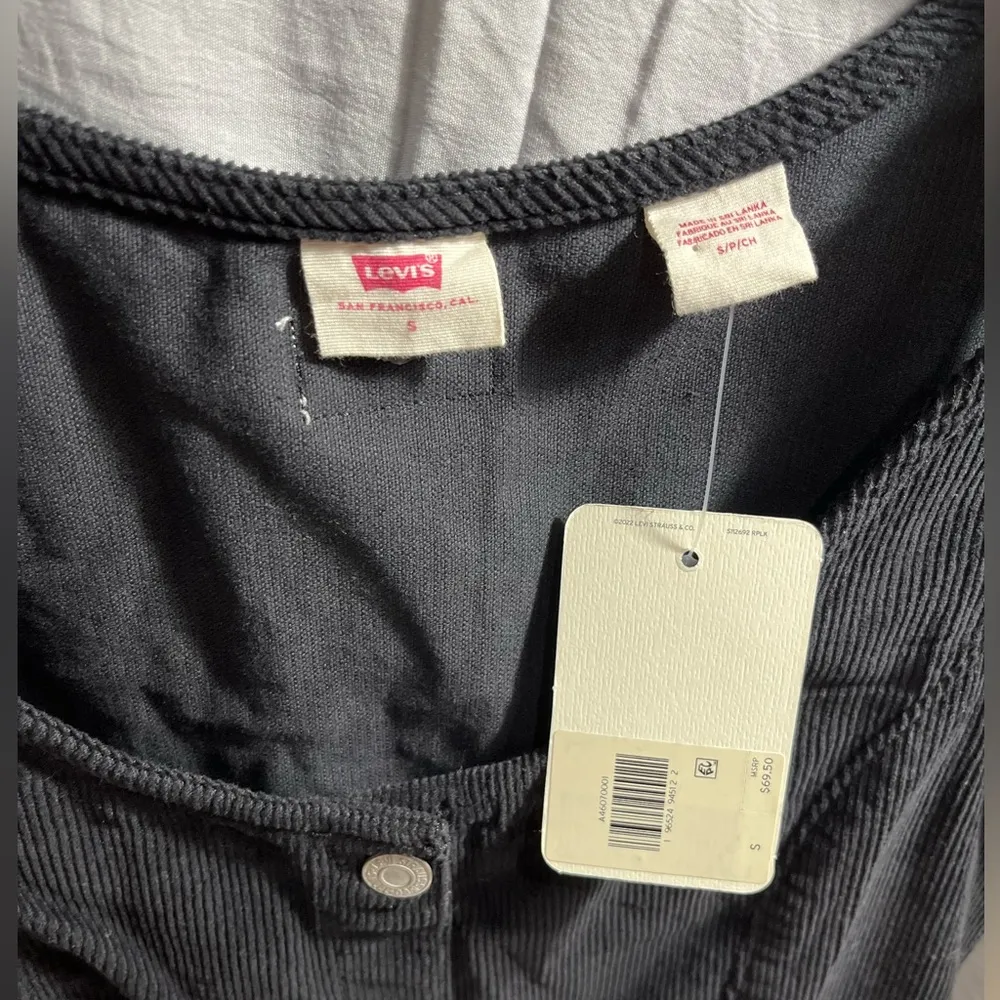 Levi's Women's Nolan Dress Caviar Size Small - Image 5