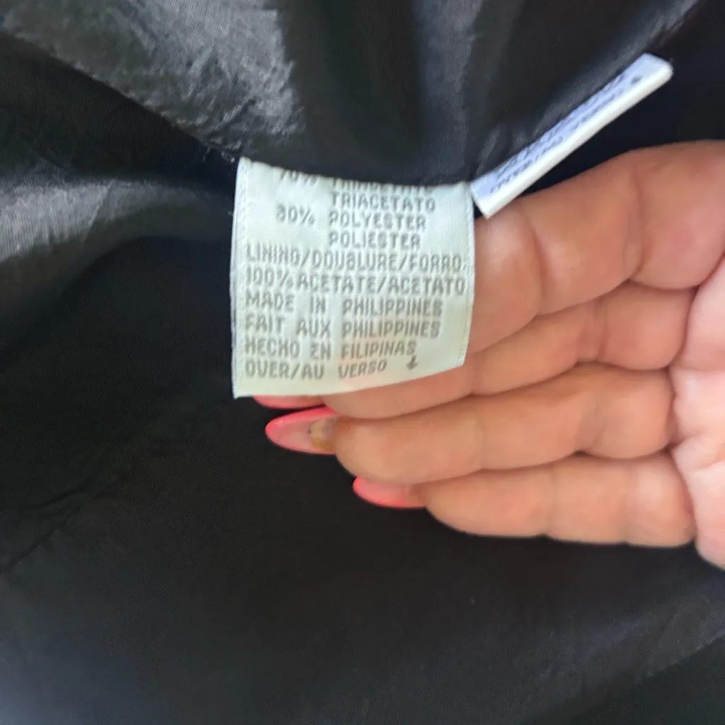 Liz Claiborne Collection Elegant Black Ruffle Jacket - Image 15