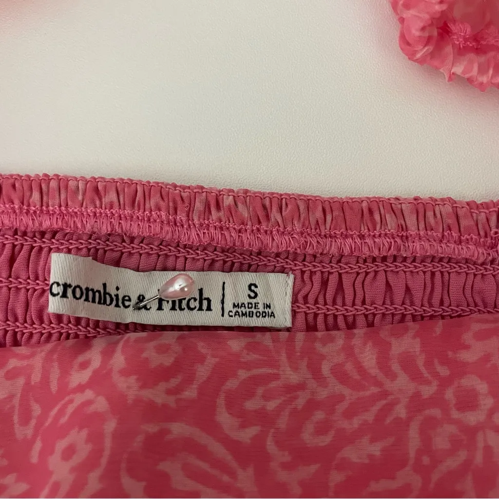 Abercrombie & Fitch Emerson Poplin Puff Sleeve Mini Dress - Image 9