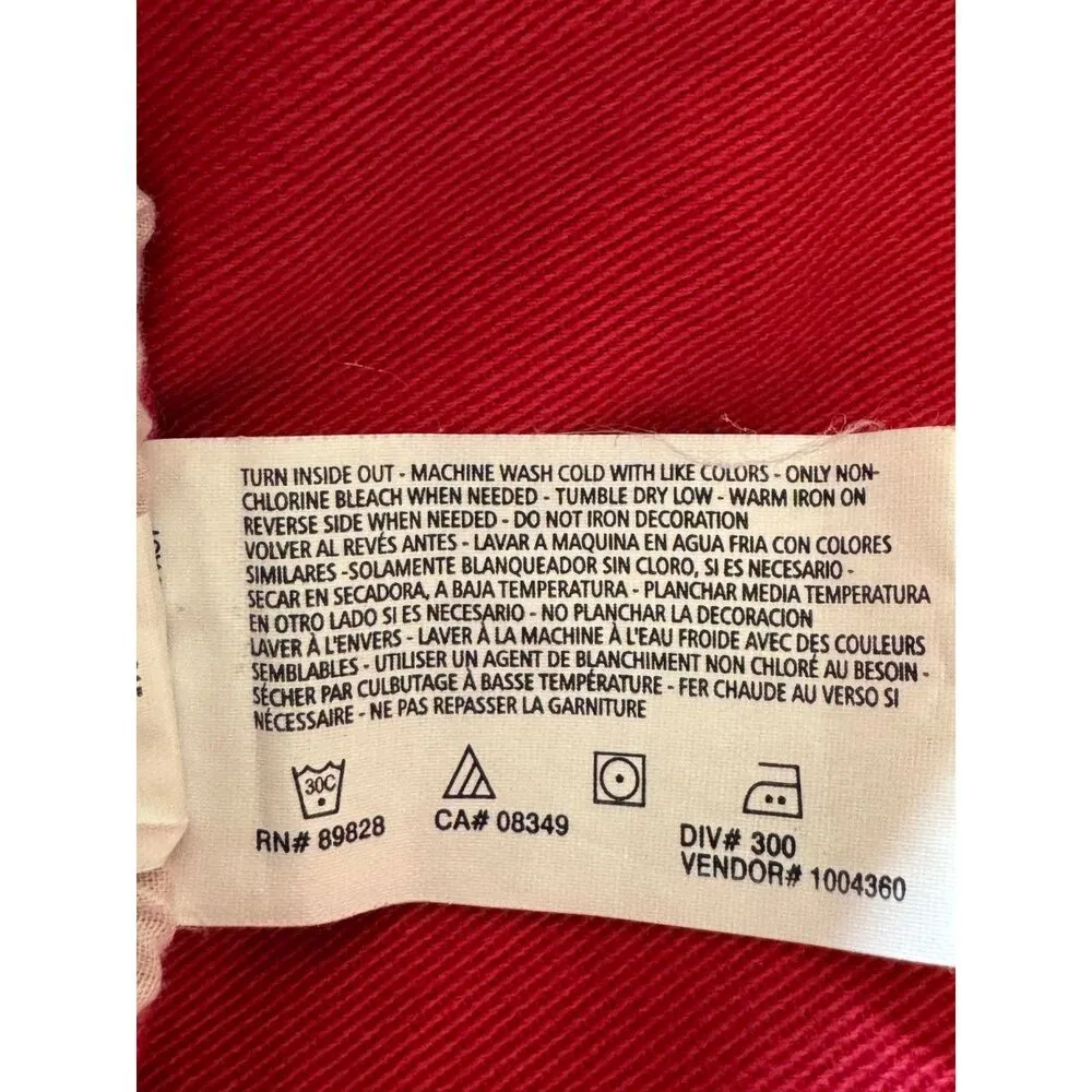 Gloria Vanderbilt Amanda Fuchsia Crop Jeans 16 - Image 8