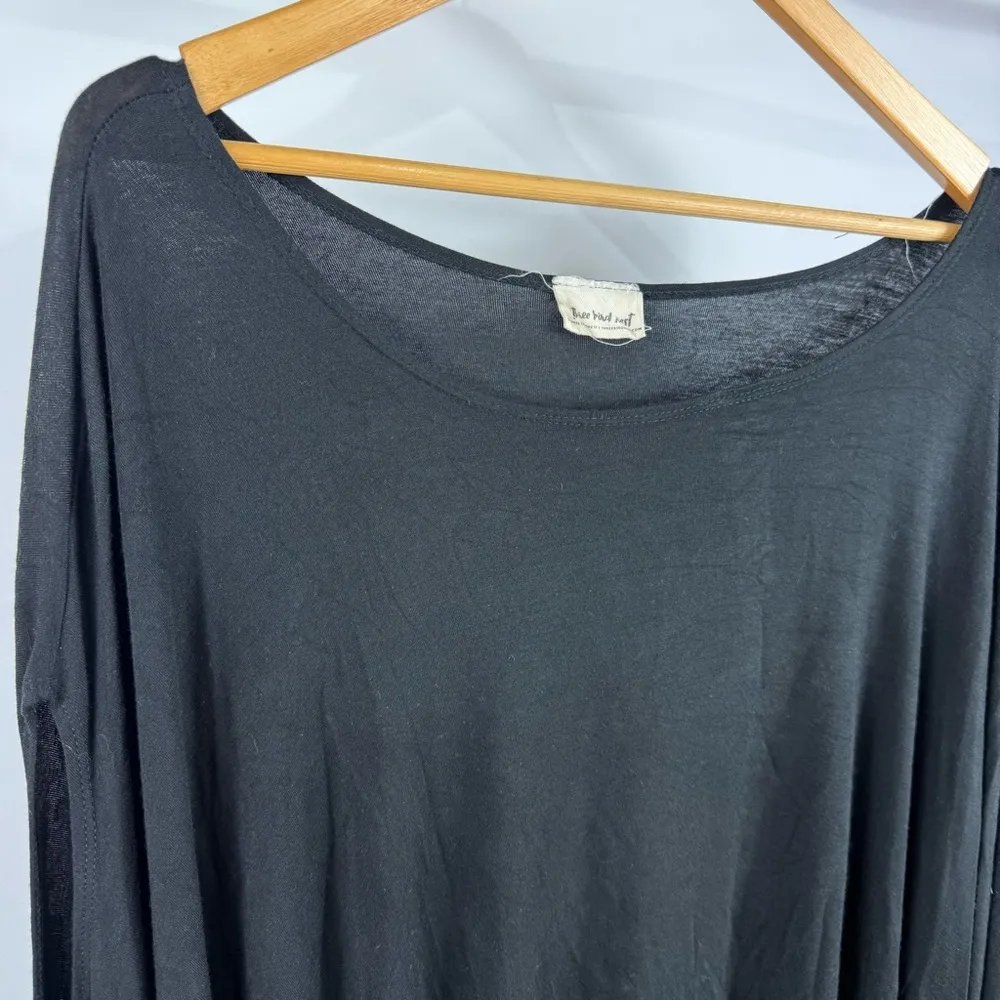 Three Bird Nest Wren Tunic Size OS Black - Image 2