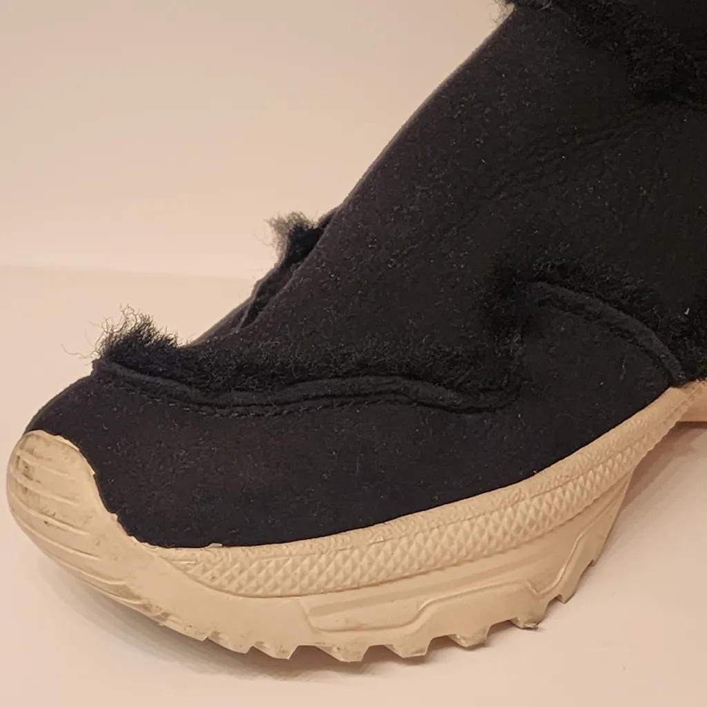 Coach Portia Cold Weather Bootie Black & White High-Top Sneakers Women’s Size 7B - Image 6