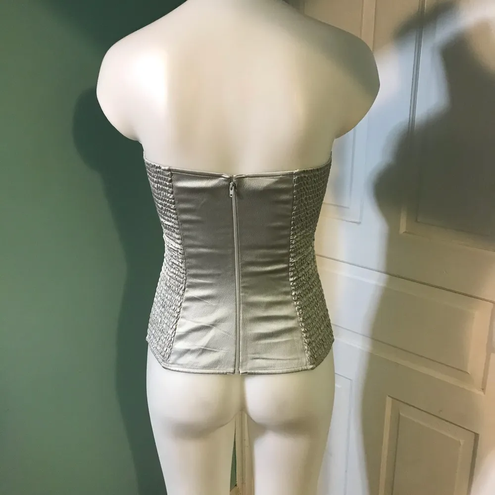 La Perla Bustier Lace & Satin sz42 6US - Image 4