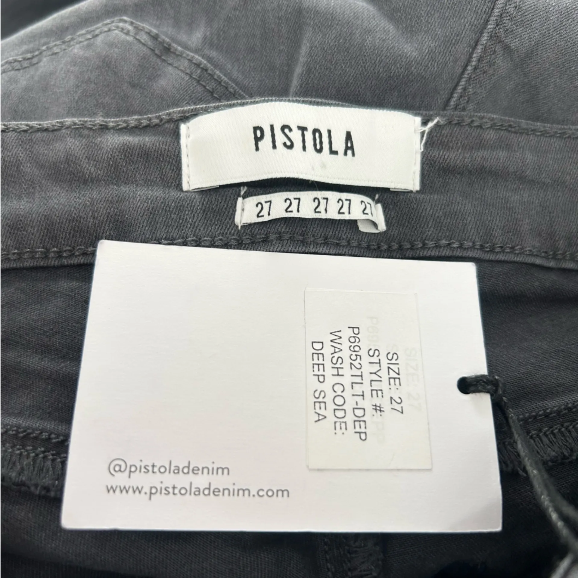 NWT Pistola Topanga Cargo Skinny Jeans Zipper Pockets Zip Ankle Size 27 - Image 6