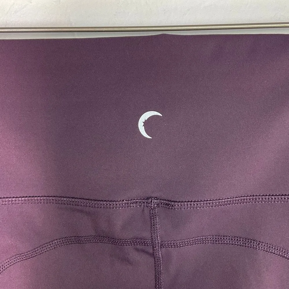 Zyia Wine Purple Brilliant Pocket Capri Leggings 8-10 - Image 3