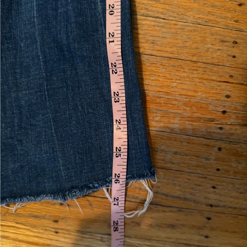 Zenana  Bootcut Jeans Raw Hem,  Size 28 Medium Wash - Image 13
