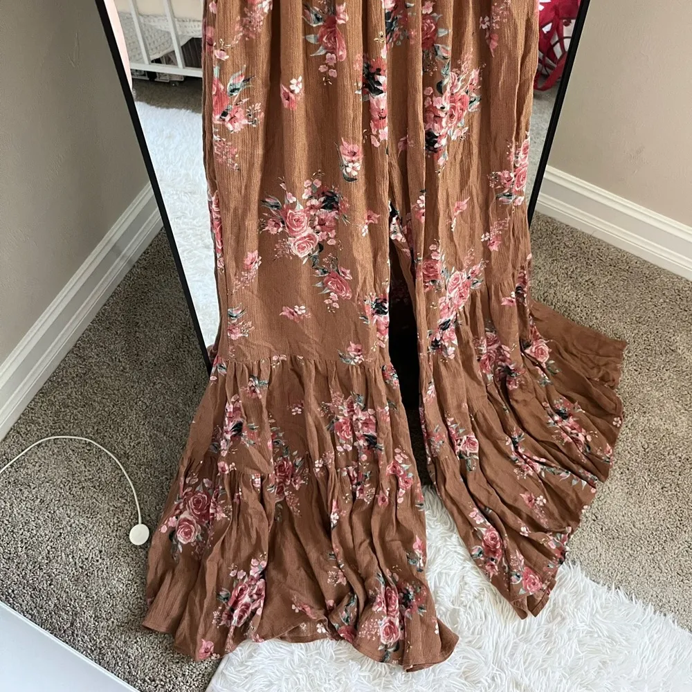 Storia  Wide Leg Bell Bottom Jumpsuit - Image 4