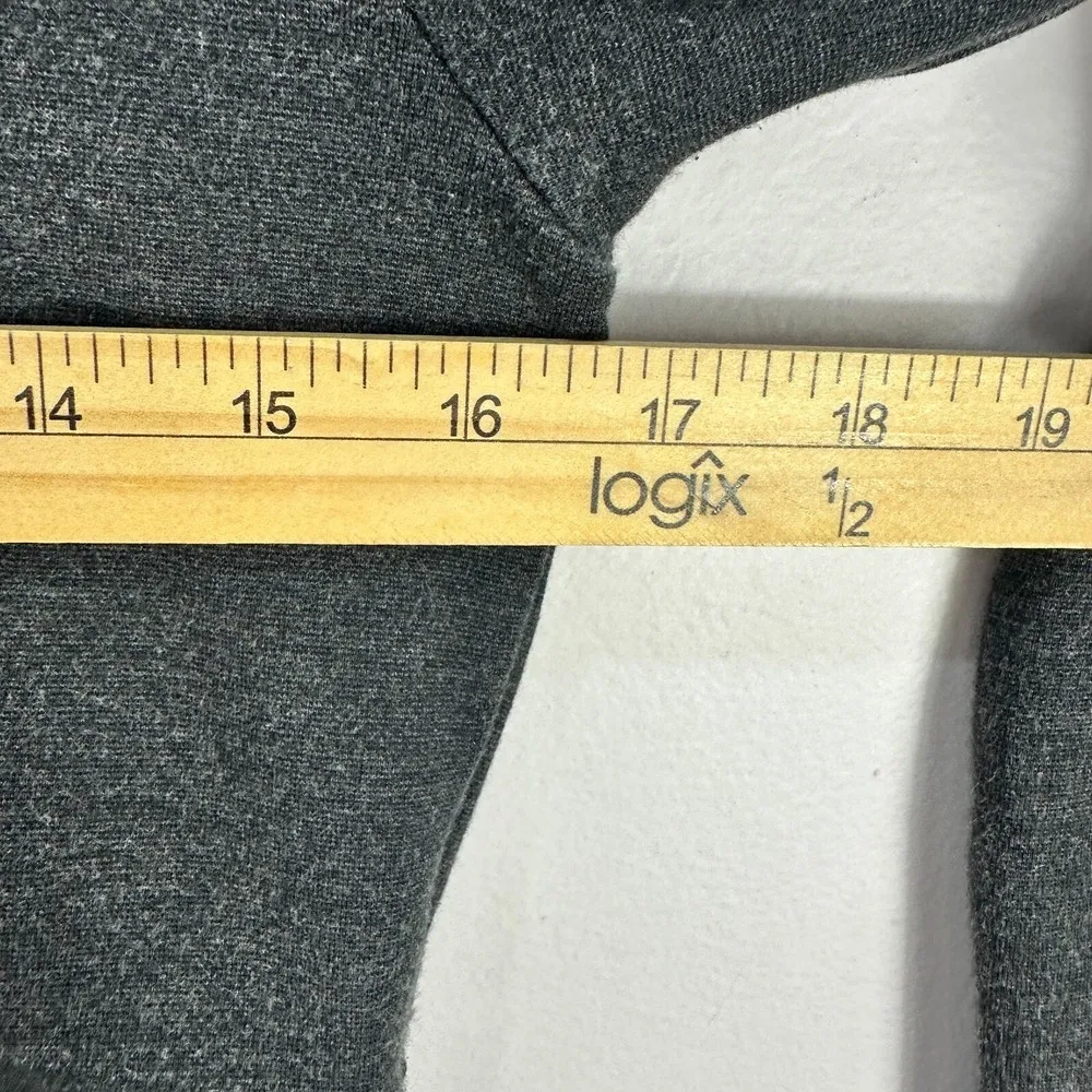 Athleta Cassidy Pointe Dress S Gray Longline Zip Funnel Neck Minimalist Commuter - Image 5