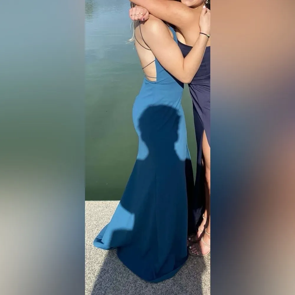 Teal Maxi Dress - Image 2
