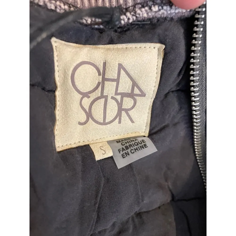 Chaser Women's Size Small Black Quilted Mock Neck Puffer Vest Zip Up NWT - Image 4