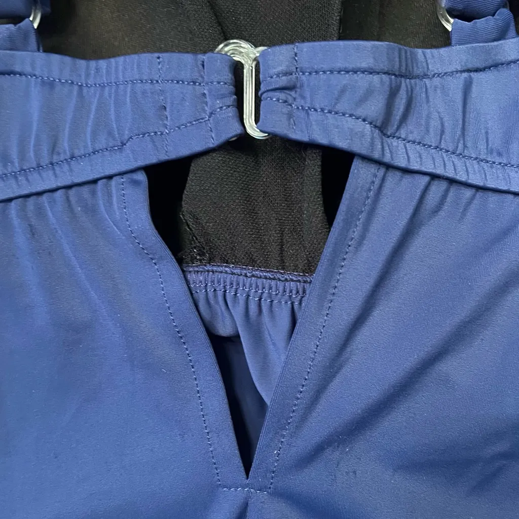 Prego Pregnancy Maternity One Piece Empire Tank Swimsuit Navy Blue Size Medium - Image 14