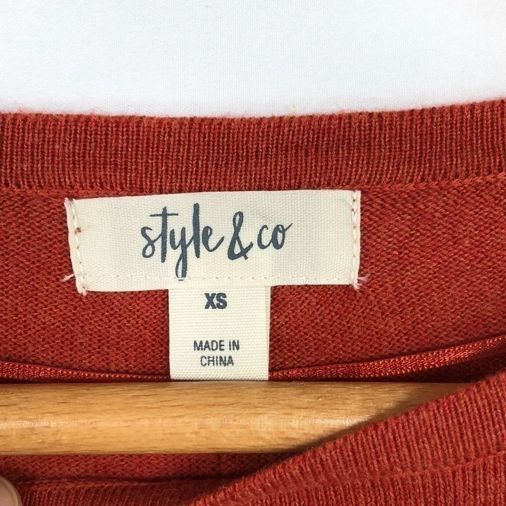 Style & Co - Cotton Blend Front-Seam Tunic Sweater - Image 7