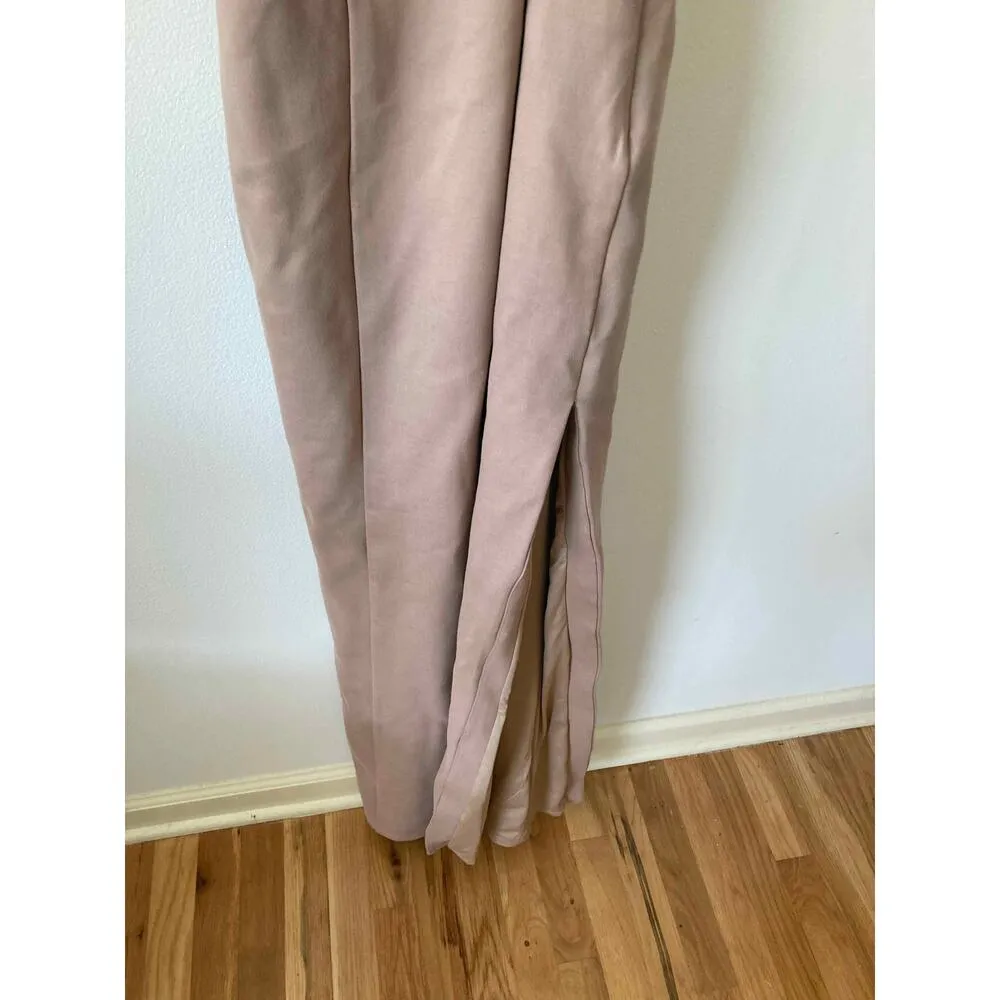 Lovers + Friends Stacy Maxi Dress Gown Mauve Nude Size XS - Image 5