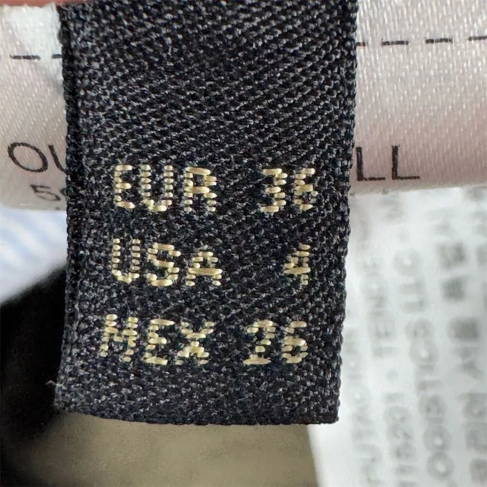 Women's Olive Green Dress Pants Size 4 Straight Leg Casual - Image 5