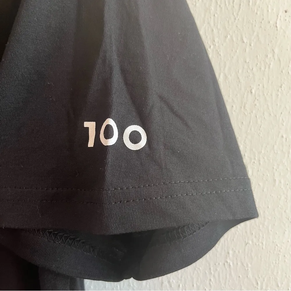 Peloton Tee Black Century 100 Workout Short Sleeve T-Shirt Women’s Sz M EUC - Image 4