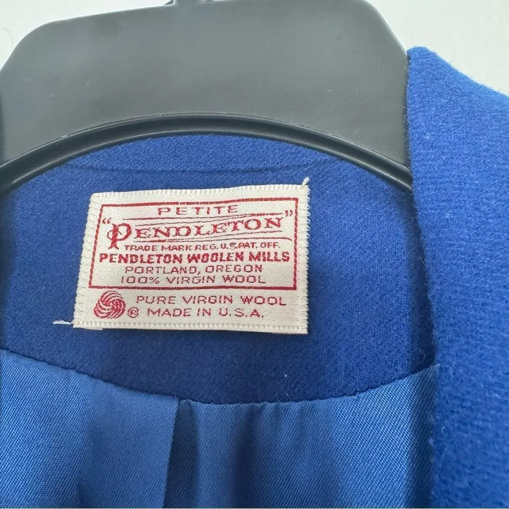 Pendleton royal blue wool blazer - Image 3