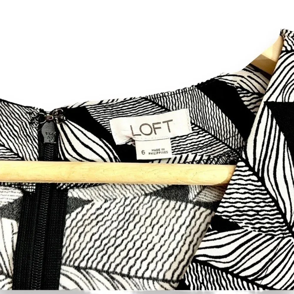 LOFT Fern Print Wrap Romper - Image 5