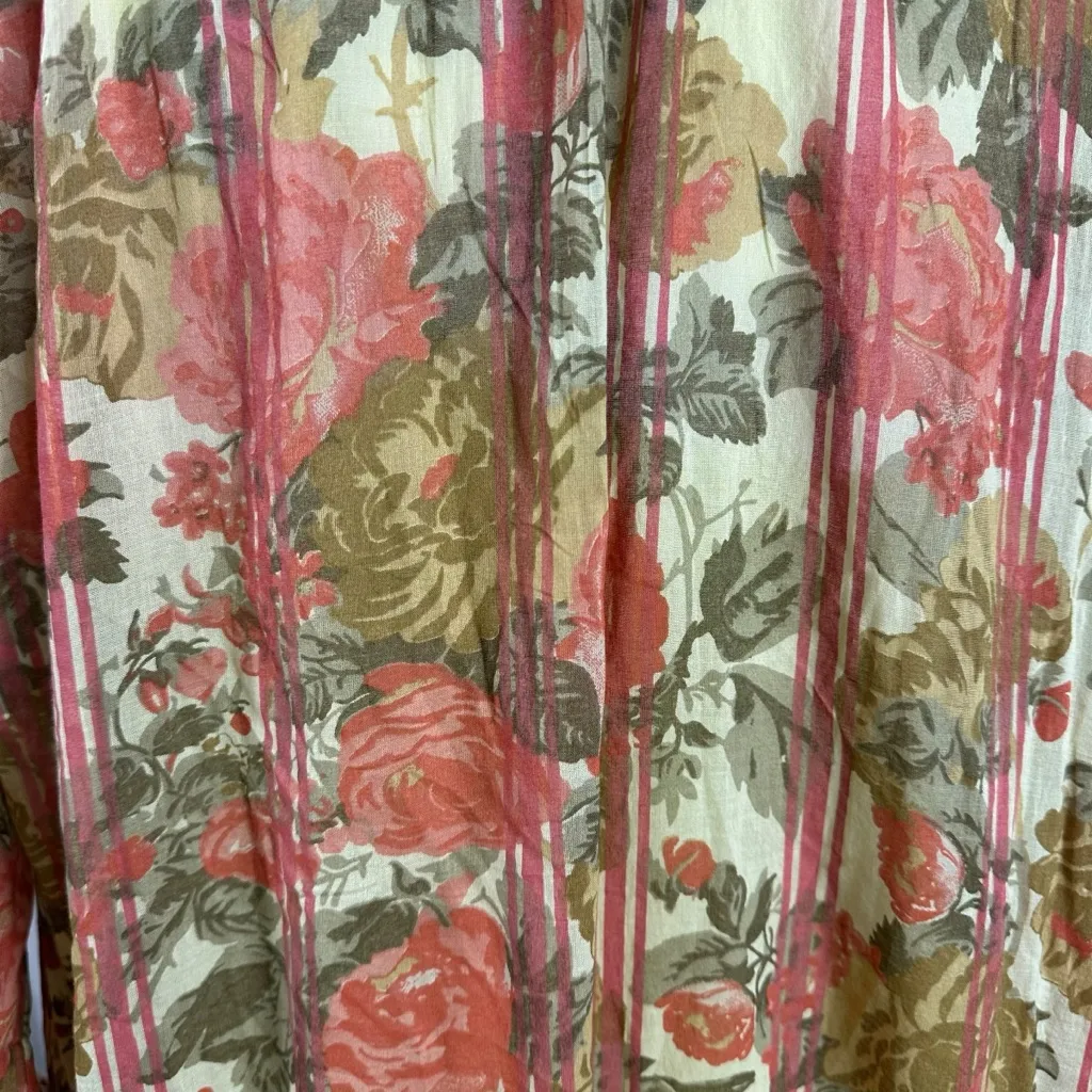 Free People Garden Wonders Maxi Dress Retro 70s Bohemian Floral Size Small NEW - Image 12