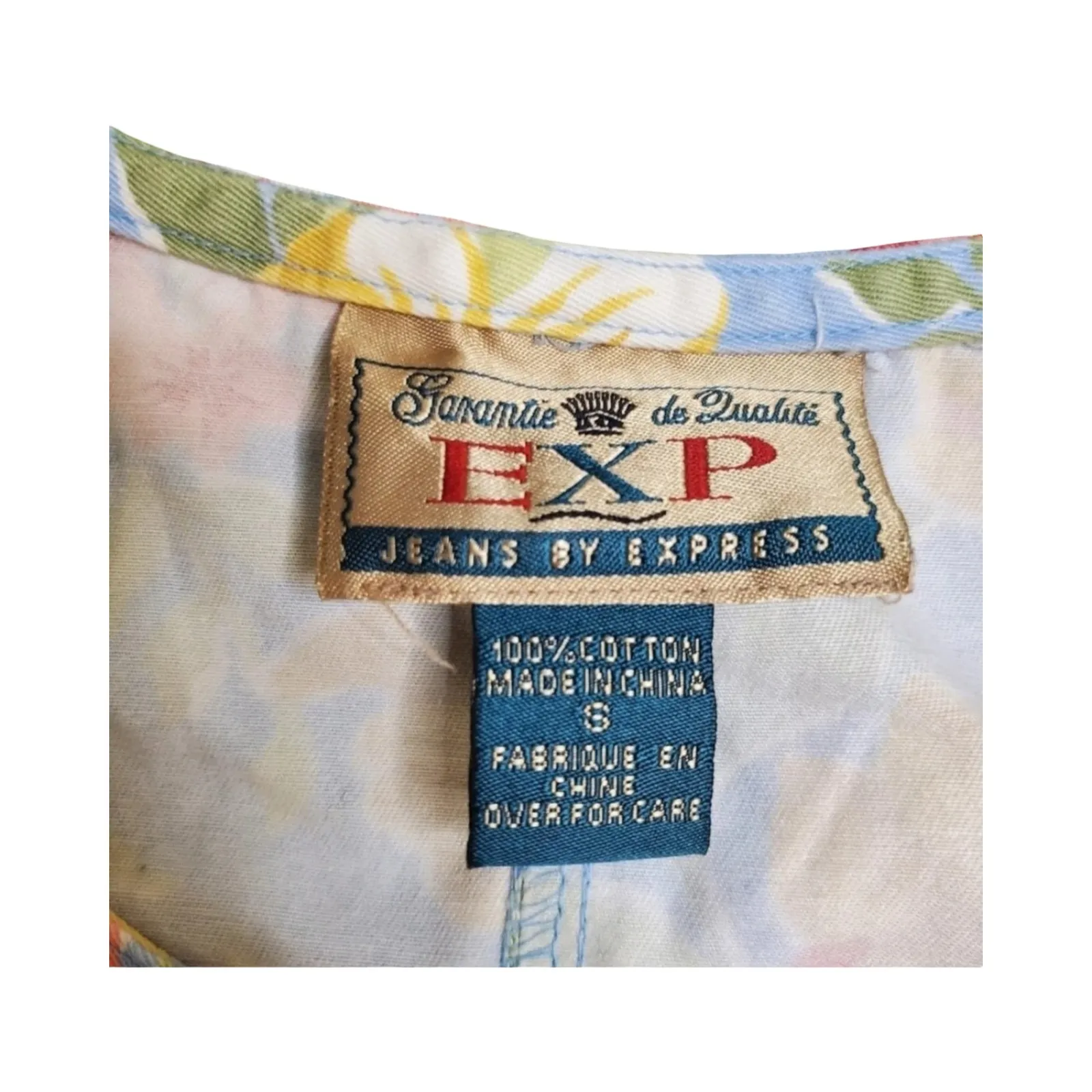 EXP Jeans by Express Vintage Floral Cotton Dress Size: S - Image 6