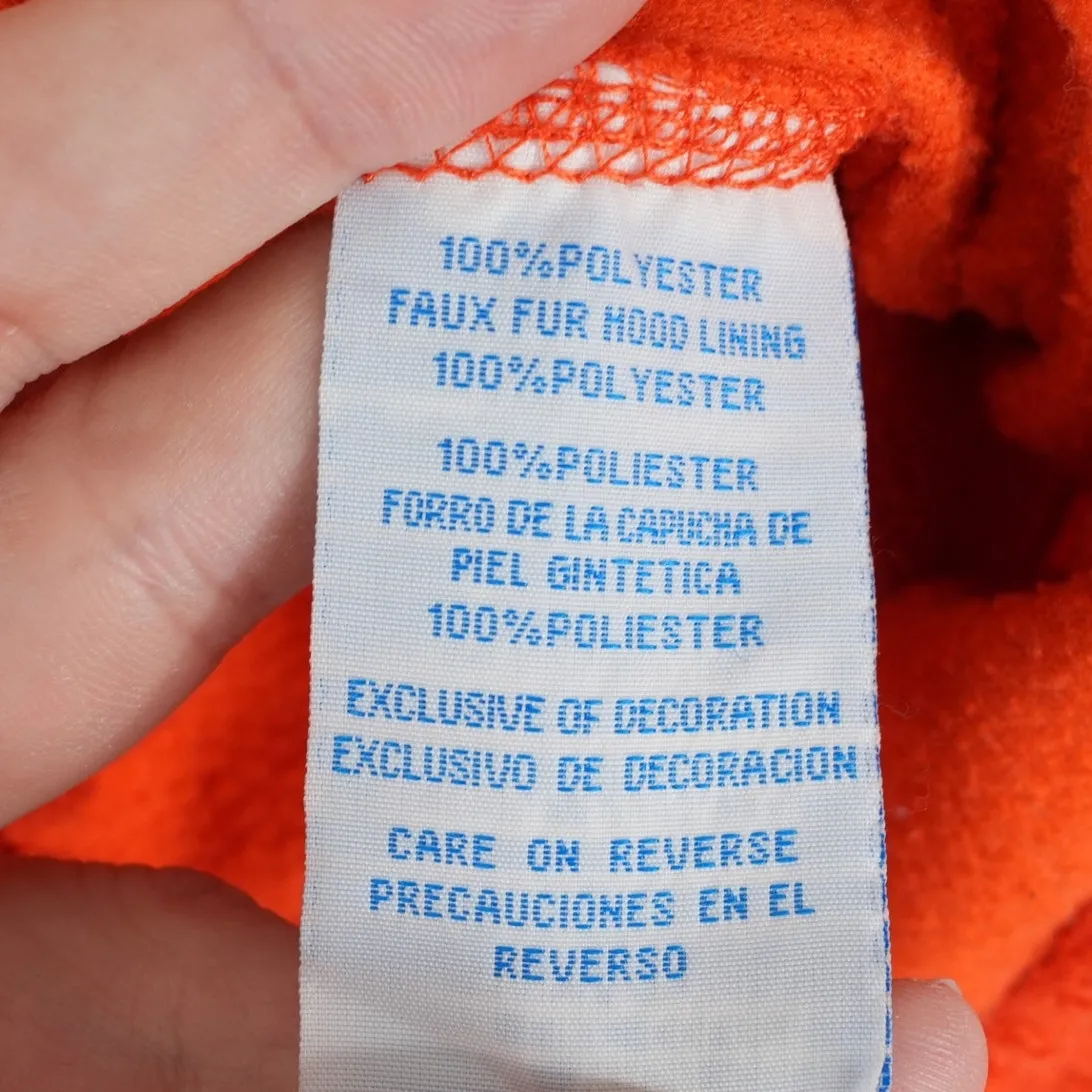 Auburn Tigers Hoodie Womens XL 16/18 Orange Full Zip Pro Edge Knights Apparel - Image 6