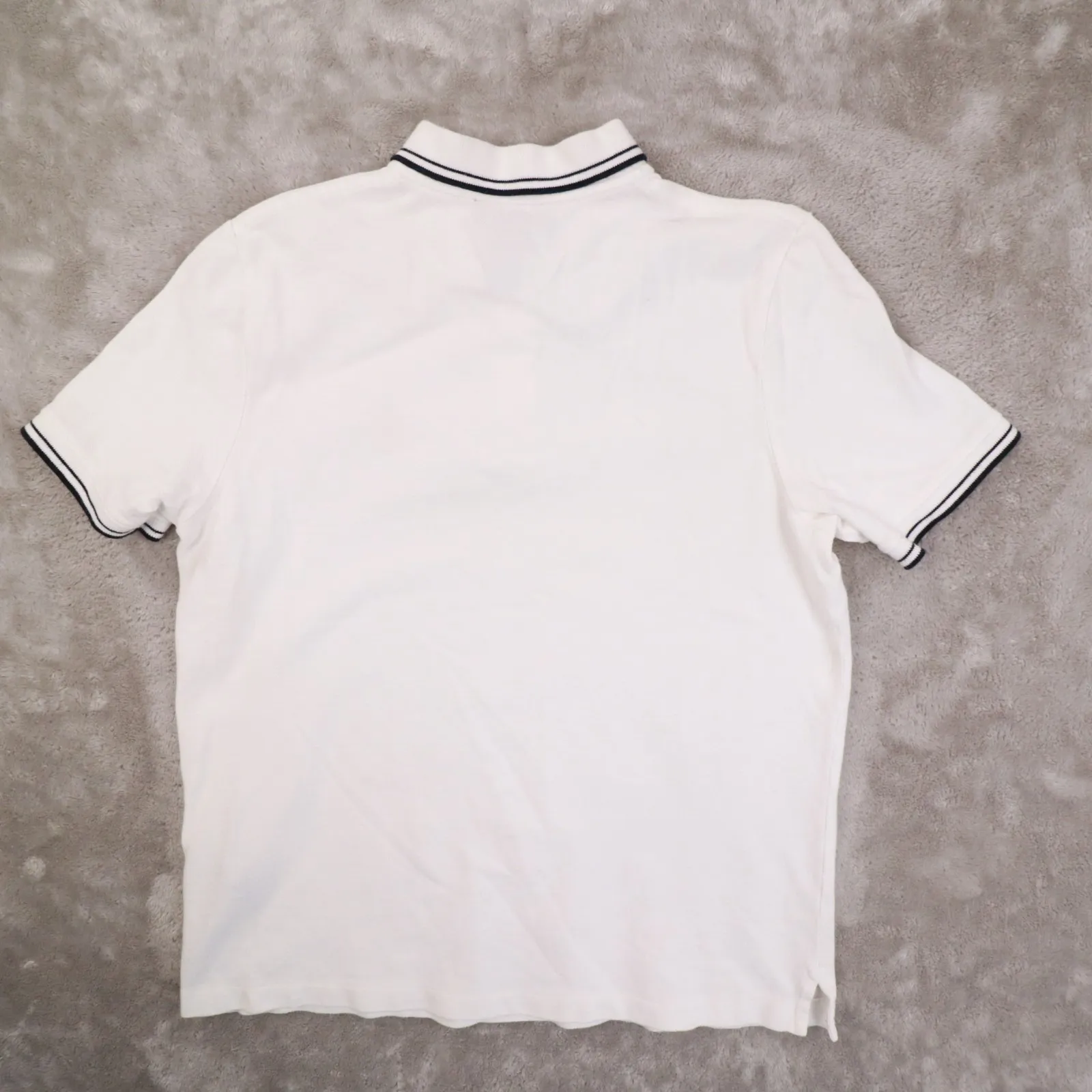 Lauren Ralph Lauren Vintage White Short Sleeve Crested Polo Shirt Women's Medium - Image 4