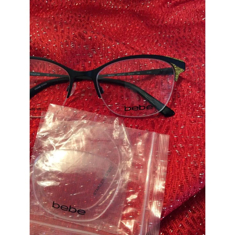 New Eye wear glasses Womens Bebe Frames Bling BB5204 - Image 6