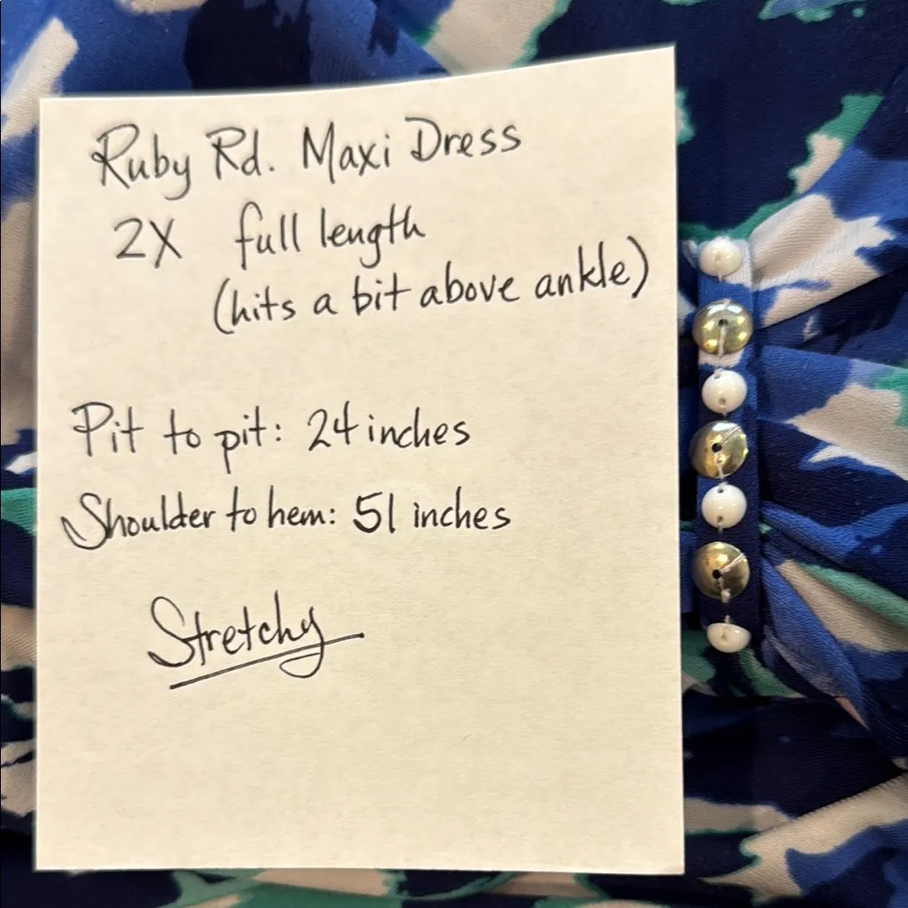 Ruby Rd  3X Maxi Dress - Image 5
