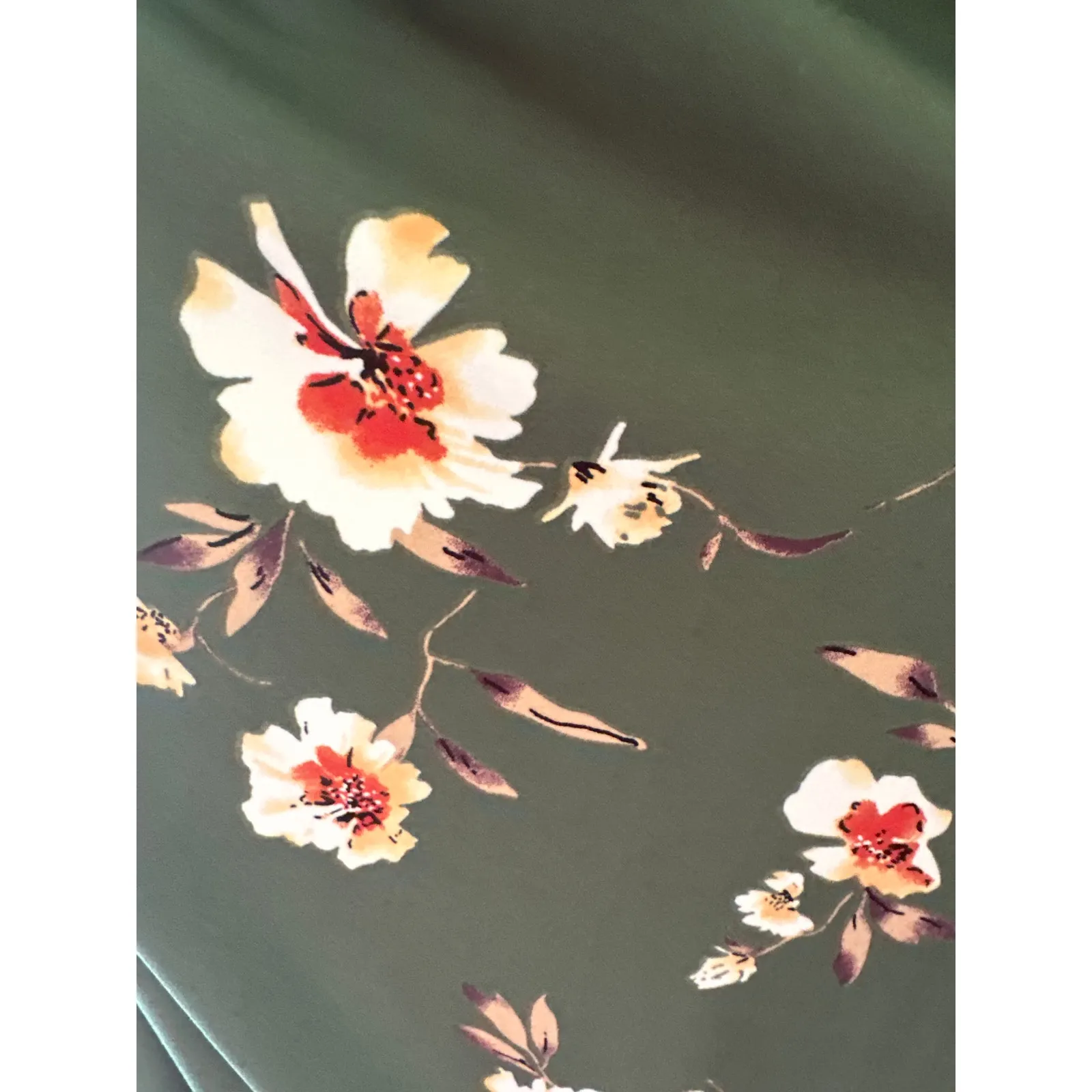 Stitch Fix - Beacon Green Rust Floral Camisole Size XL - Image 4