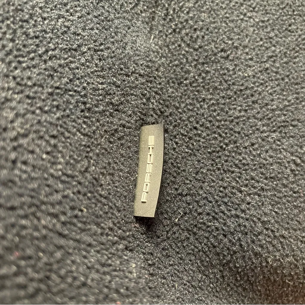 Porsche Design Black Fleece Jacket Size L - Image 6