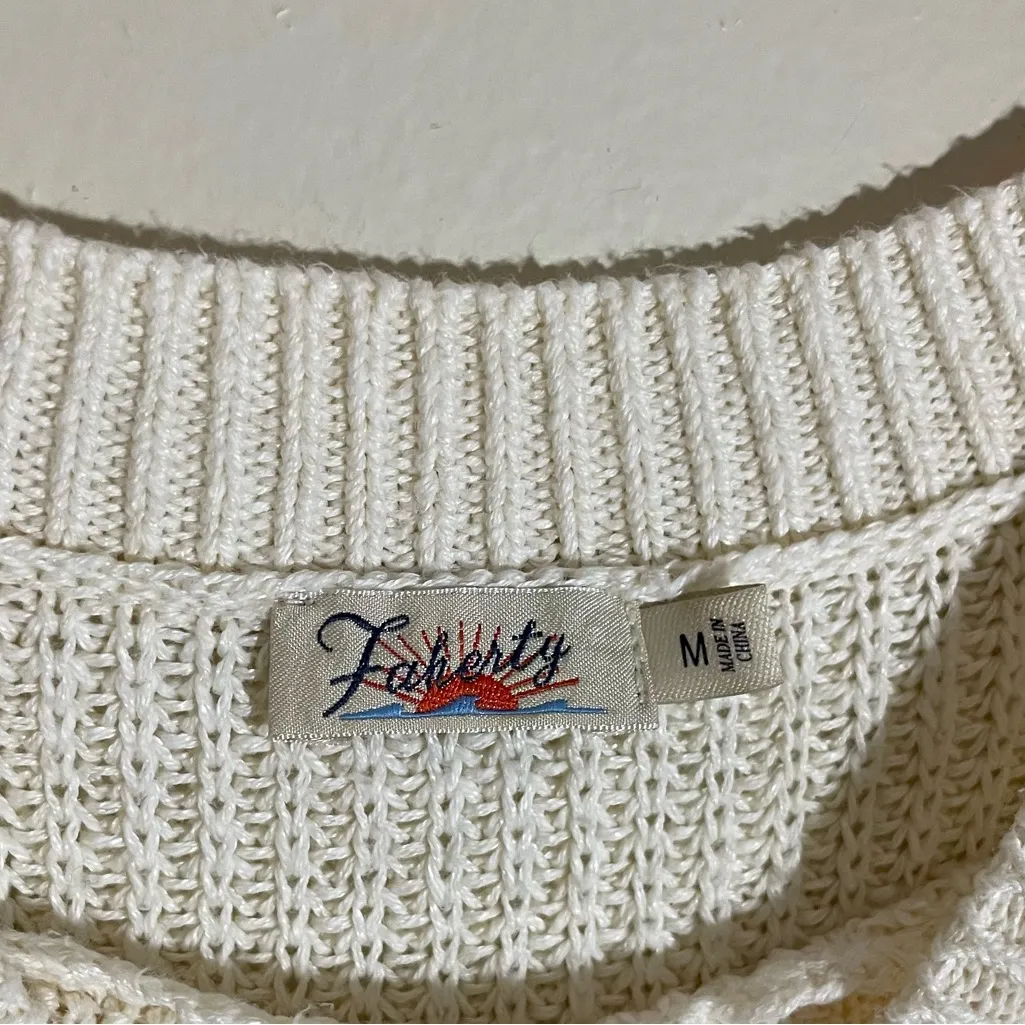 Faherty Miramar Linen Sweater Tank - Image 5