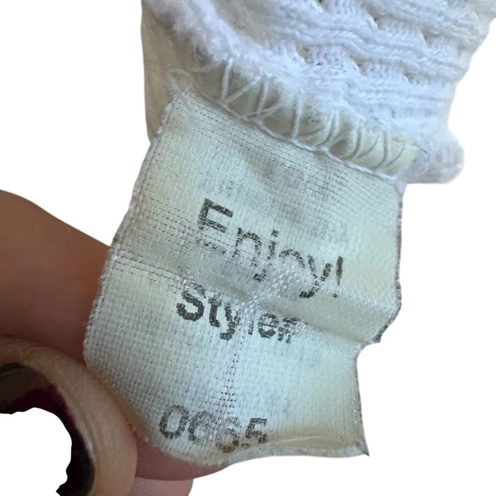 Michael Stars Retroversable White Long Sleeve Henley Top - Image 10