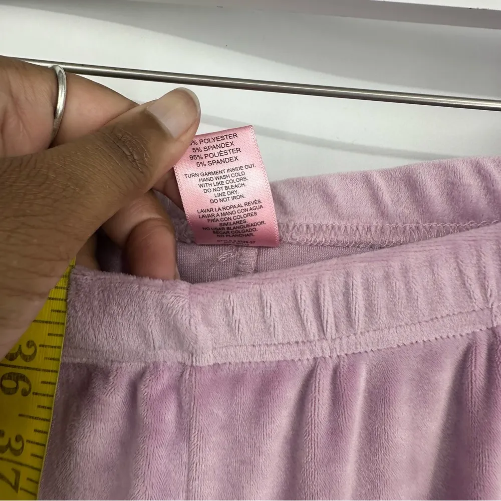 Juicy Couture Velvet Sleep Pajama Set 2 Piece Size Small - Image 10