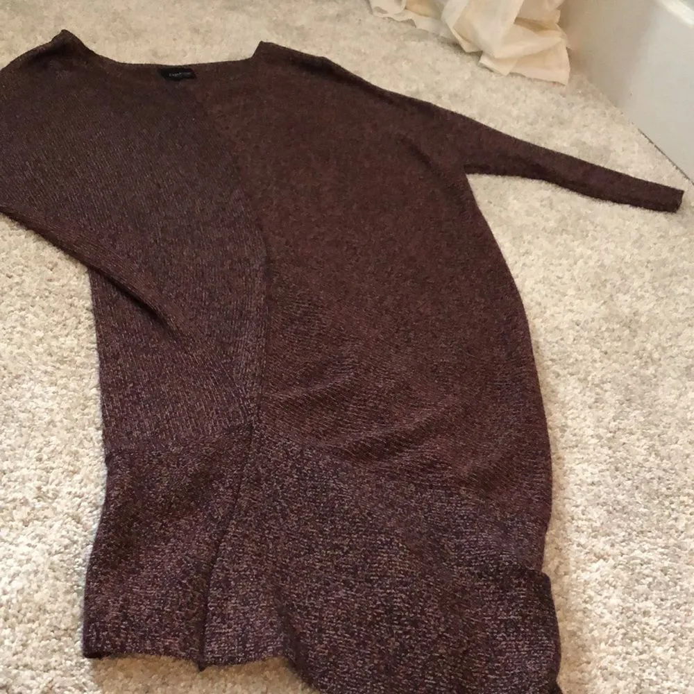 asymmetrical knit sweater dress, size small - Image 8
