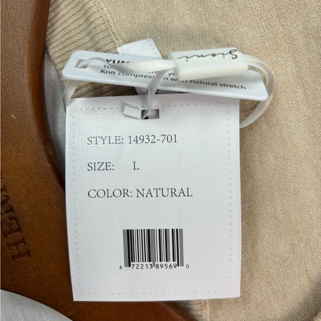 Siani Milano L Natural Sequins Knit Top Sweater Size L - Image 8