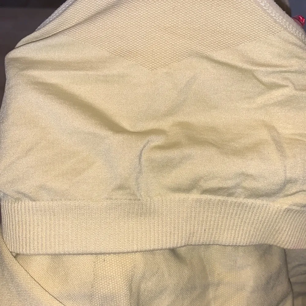 Climawear yellow racerback attached bra athletic tank top - Image 7