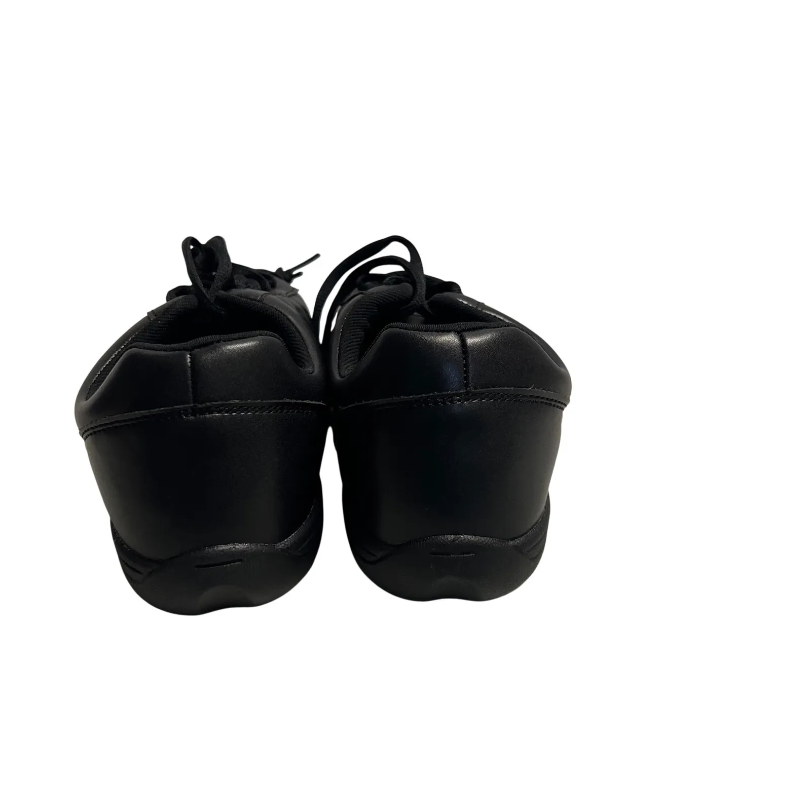 LANDHIKER Black Cheerleading Dance Sport Soft Shoes Size 7 Lace Up Women Youth - Image 3