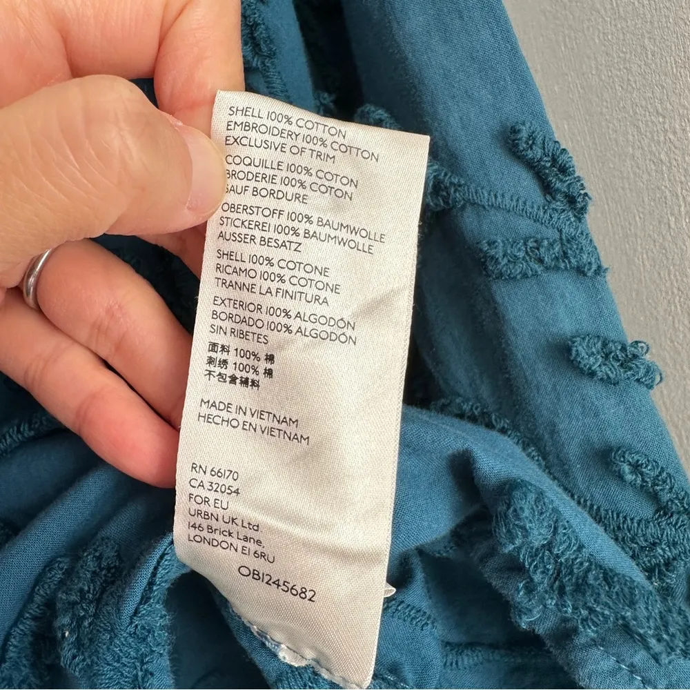 Anthro Pilcro Whitney 3D Textured Trapeze Button Down Shirt - Image 4