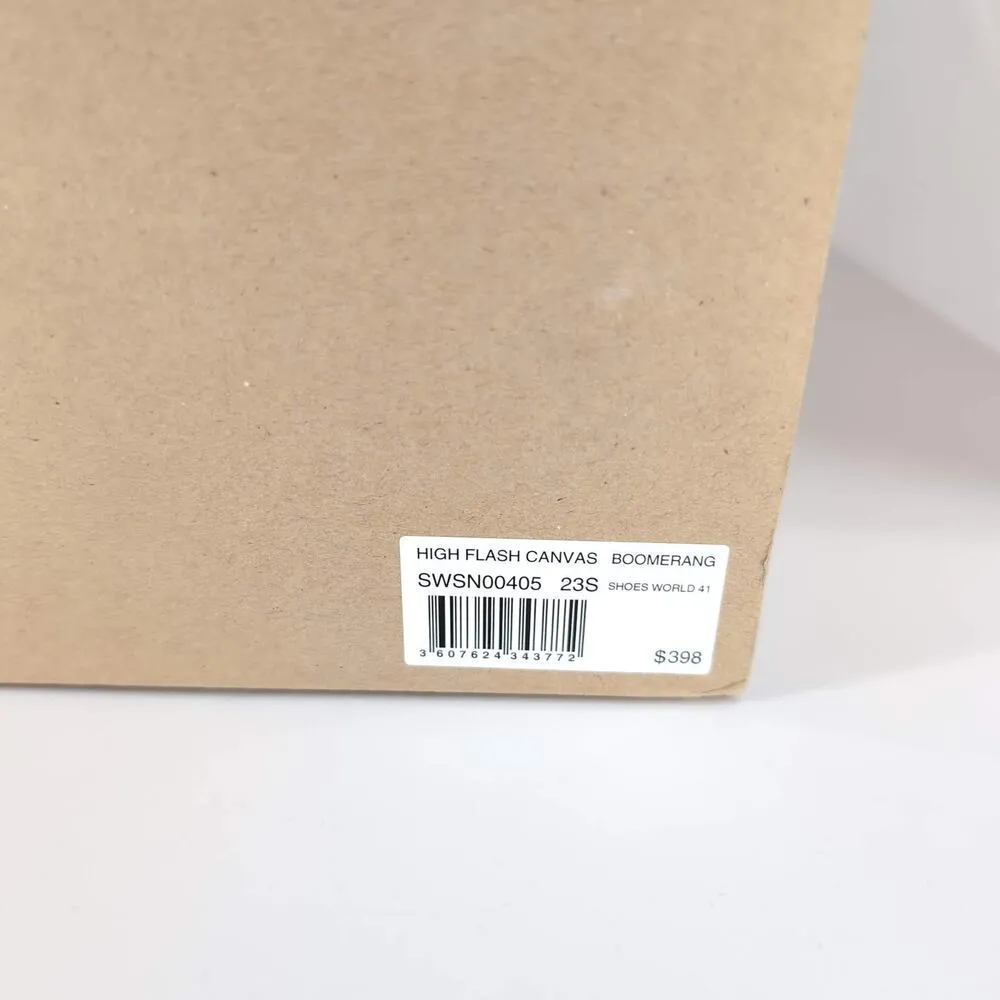 ZADIG & VOLTAIRE High Flash Canvas Sneakers in Boomerang Purple - Size 10 - NIB - Image 10