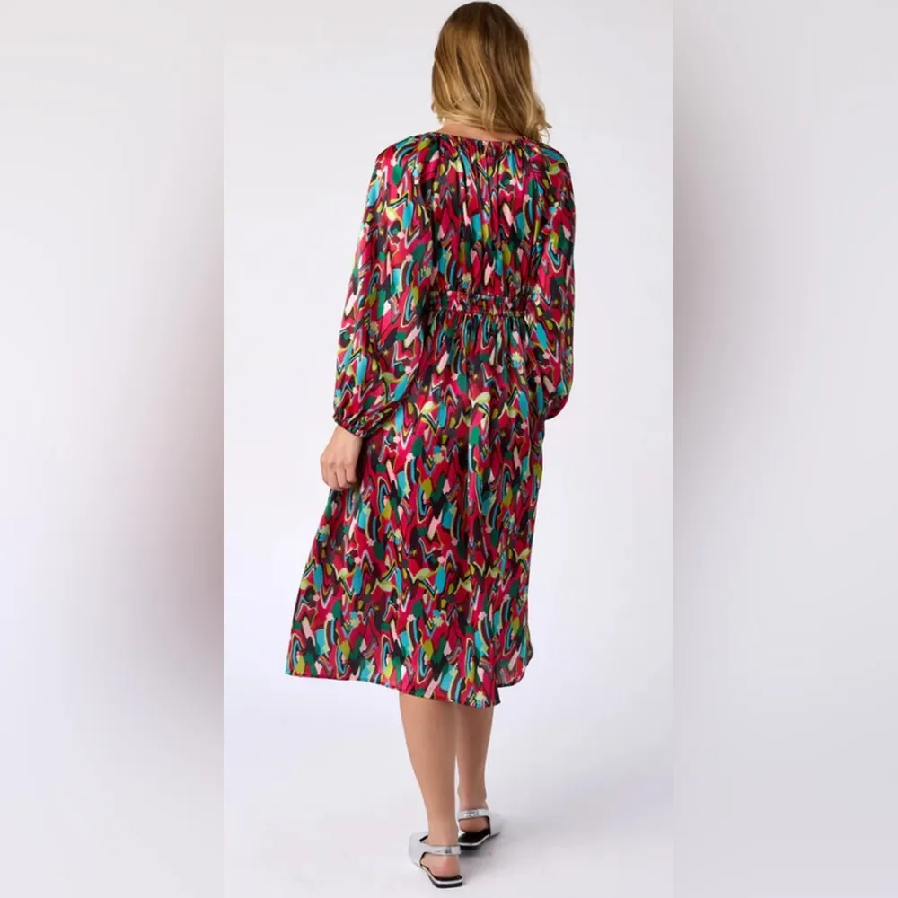 Crosby by Mollie Burch Holland Dress Size Medium Color Pink - Image 7