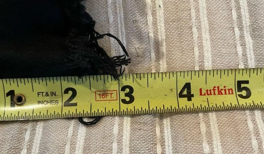 Kancan Black Stretchy Raw Hem High Rise Denim Jean Shorts 3 25 - Image 9