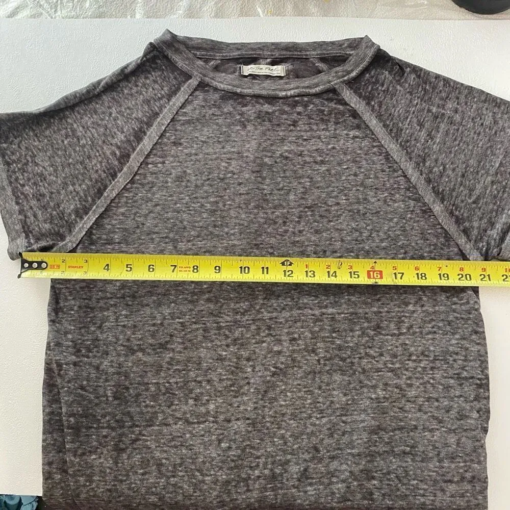 We The Free by Free People Black T-Shirt Midi Dress | Size XS | Slouchy Soft Lou - Image 7