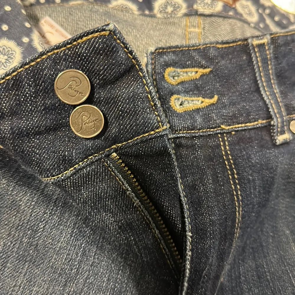 PAIGE Flare bootcut Hidden Hills High Rise jeans 28 - Image 6