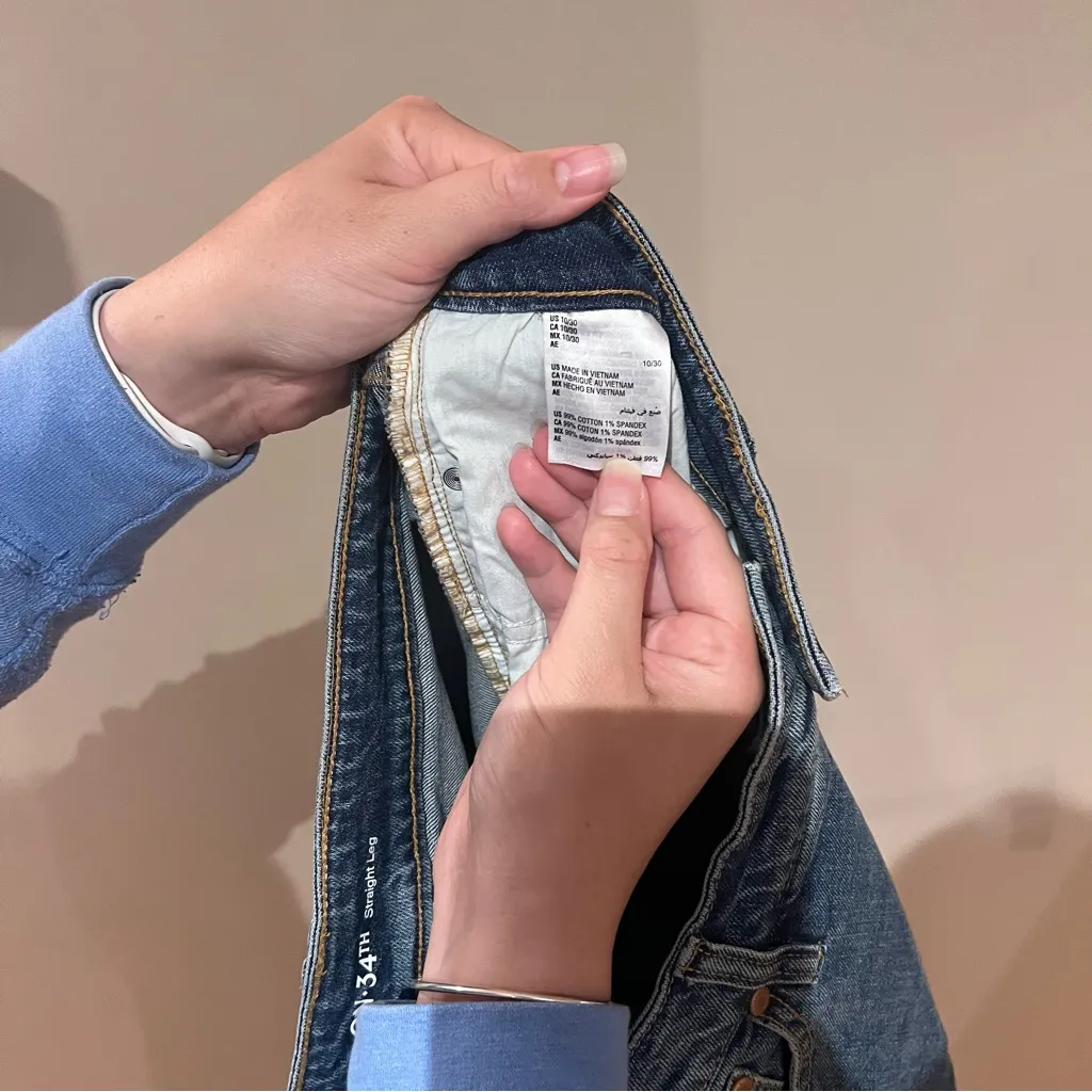 On 34th Straight Leg Jeans Size 10/30 Blue - Image 8