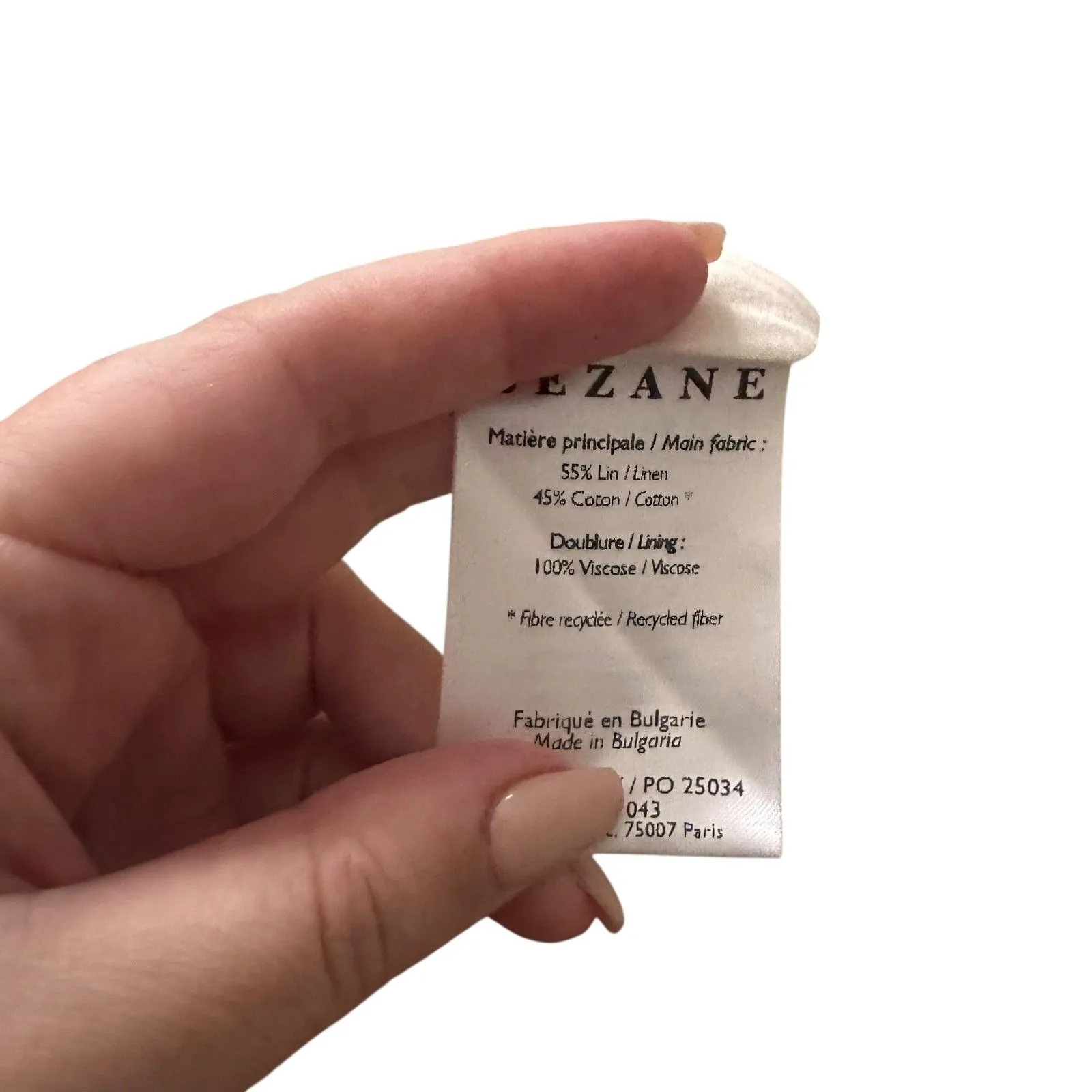 SEZANE Floral Linen Blend Midi Dress Yellow Sz 38 - Image 5